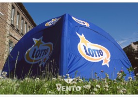 Air-tight tent from VENTO line with Lotto branding.